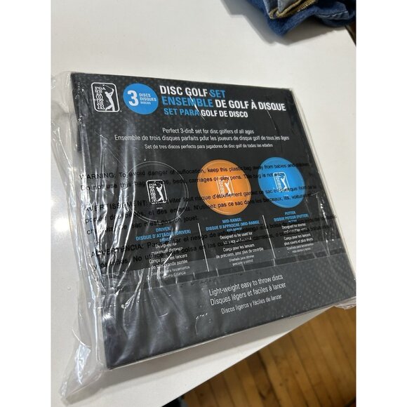 New PGA Tour 3 Disc Golf Starter Set - Driver, Mid-Range & Putter Frisbee - Picture 4 of 7